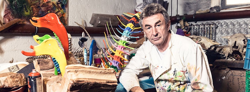 Tantris-Küchenchef Hans Haas in seinem Atelier