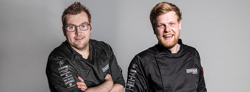 JUNGE WILDE-Finalisten Michael Just (li.) und Stefan Glantschnig