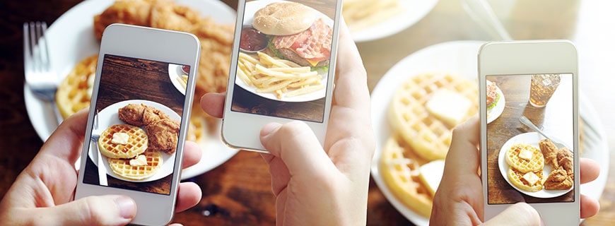 Fotografieren von Essen