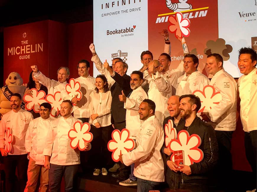 Guide Michelin UK und Irland 2018