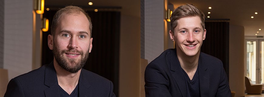 Philipp Neumeister (li.) und Carsten Werblow, Gambino Hotels