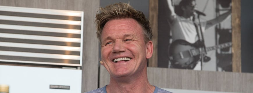 Gordon Ramsay strahlt