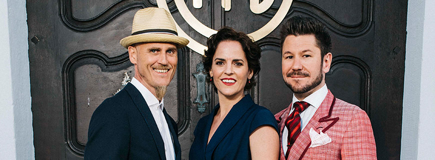 Ralf Zacherl, Sybille Schönberger und Justin Leone 