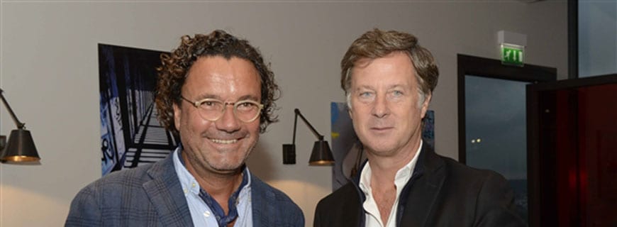 Christoph Hoffmann, CEO der 25hours Hotels und Sébastien Bazin, Chairman & CEO der AccorHotels