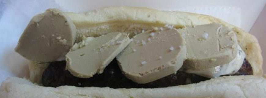 Ente und Foie Gras Hot Dog
