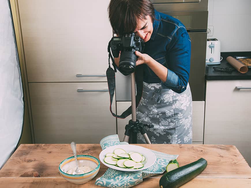 Kochschule lehrt Food Fotografie