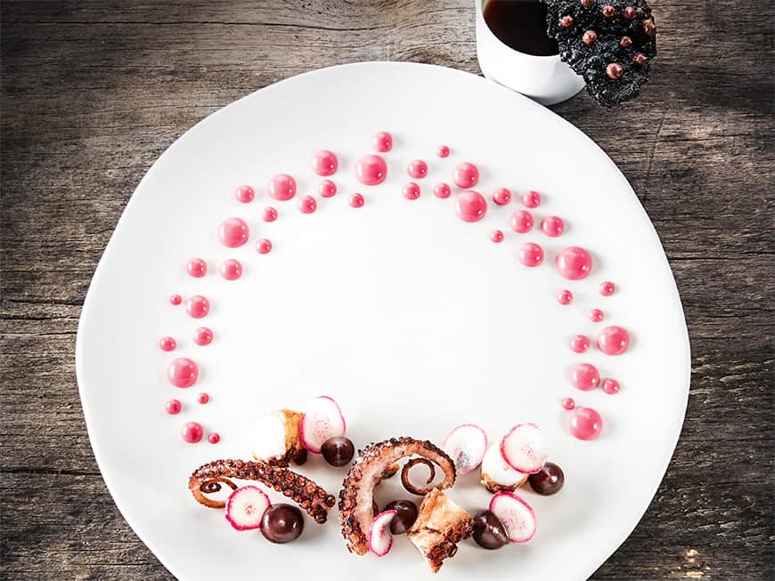 Rezept von Virgilio Martínez: Octopus in the desert