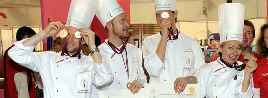 Platz 3 für Österreichs Konditoren bei der WM