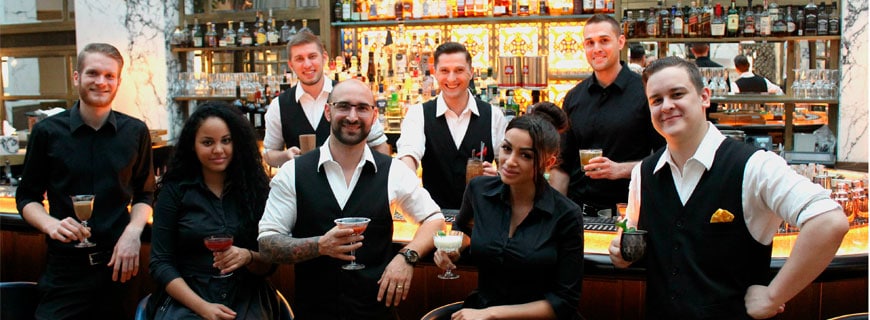 Das Team der Bank Bar
