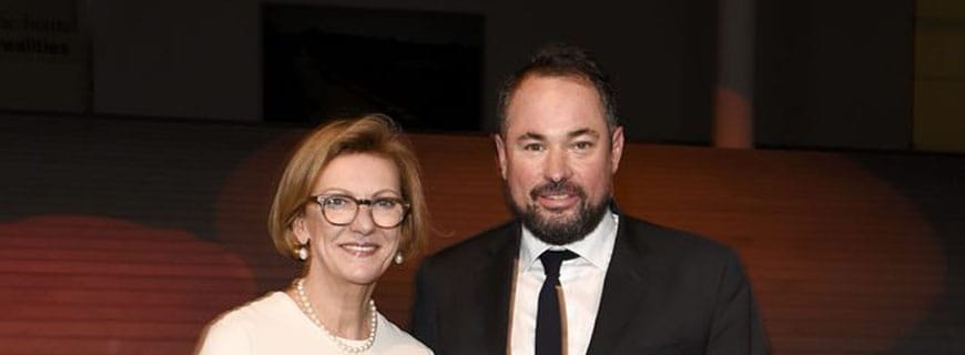 PIN-Vorsitzende Dorothée Wahl, Ulrich Dahlmann Gründer und Geschäftsführer von Dahlmann Catering PIN-Vorsitzende Dorothée Wahl, Ulrich Dahlmann Gründer und Geschäftsführer von Dahlmann Catering