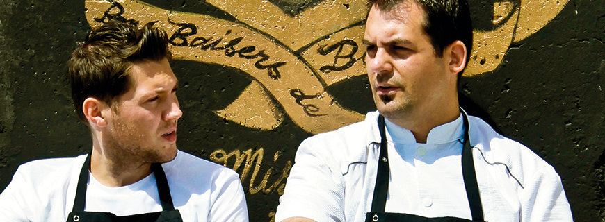 Sebastian Wussler und Miles Watson 