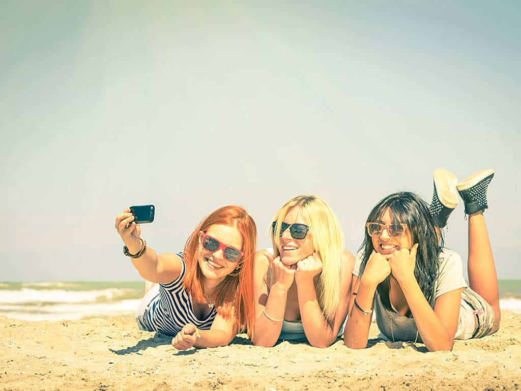 Das perfekte Foto am Strand ist dank dem Instagram-Bulter kein Problem!