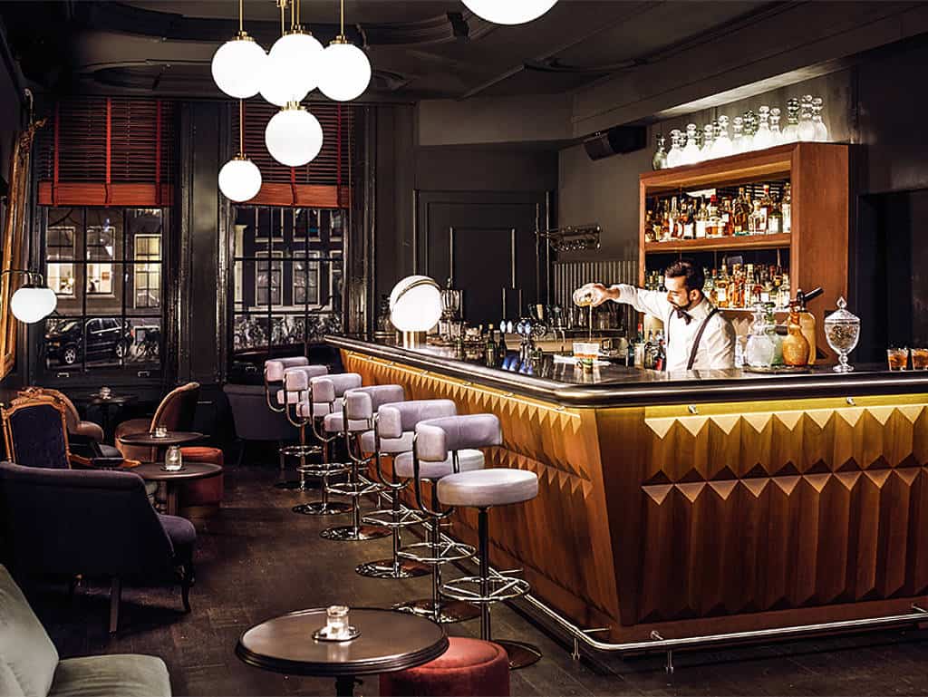 Die Pulitzer-Bar im Art-Deco-Stil