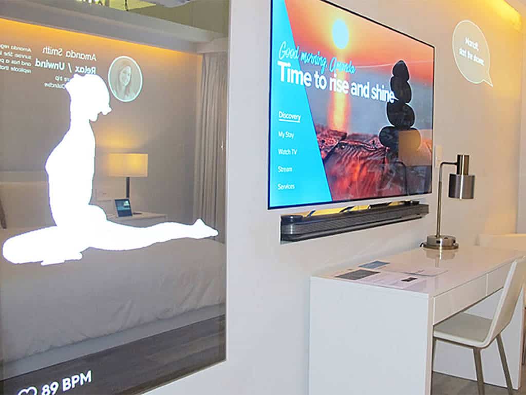 Vision für das Hotelzimmer der Zukunft