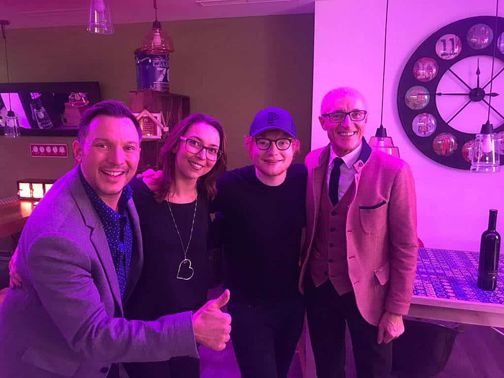 Ed Sheeran im Stock Resort