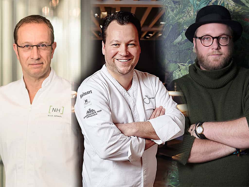 Guide Michelin Deutschland 2018 Nils Henkel, Maximilian Strohe und Jan Hartwig