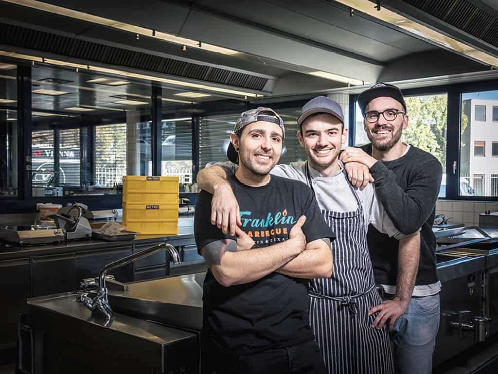 Matthias Kroisz, Marko Ertl und David Weber