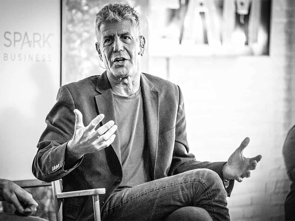 anthony bourdain im Interview