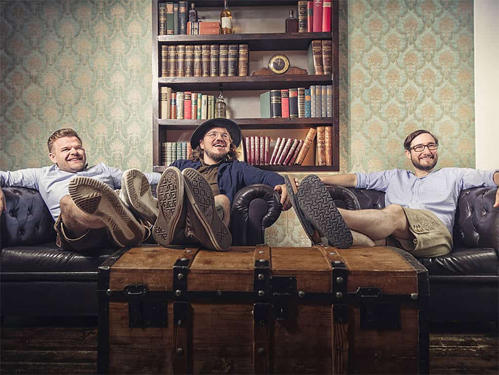 Lachen ist gesund: Die neuen Laufke-Chefs in Graz Markus Neuhold, Herbert König und Jakob Schönberger (v. li. n. re.) sind guter Dinge. 