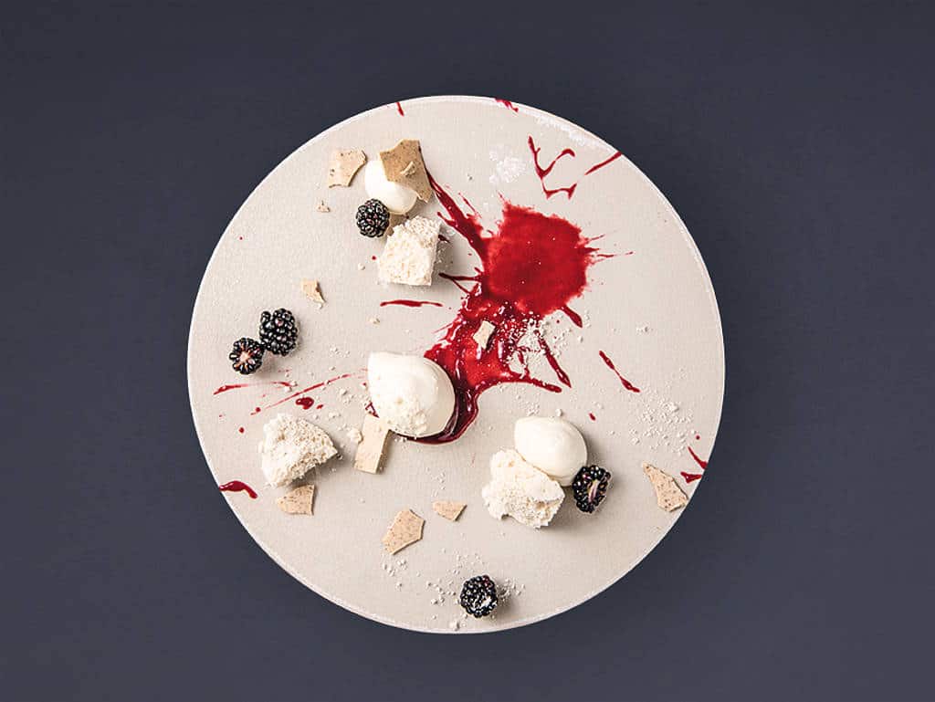 Zotters Weiße und Brombeere