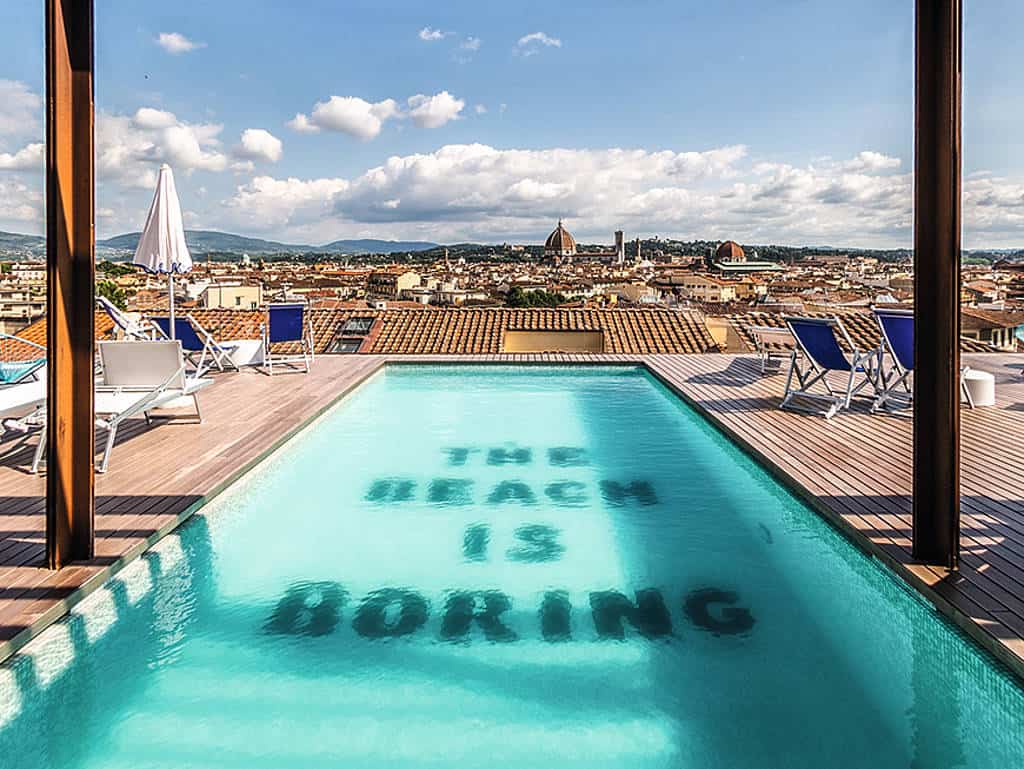 Pool mit Blick über Florenz Pool mit Blick über Florenz
