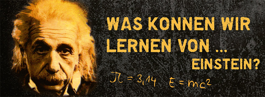 Fotomontage von Albert Eisteins Kopf