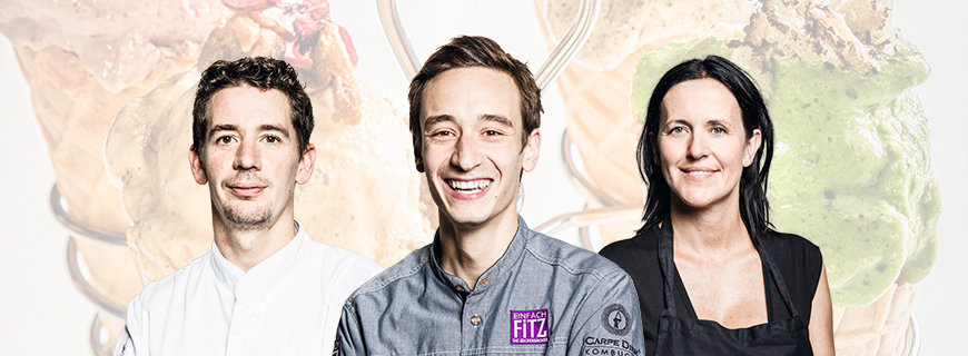 Alexander Leicht, Dominik Fitz und Petra Großschädl