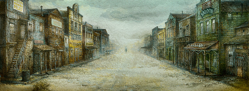 eine Geisterstadt
