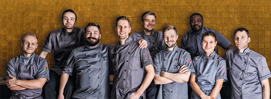 Team des 2-Sterne-Restaurants Facil