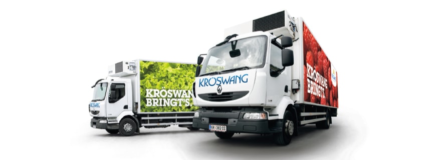 KRÖSWAN hat die Frische-Schiene entwickelt 