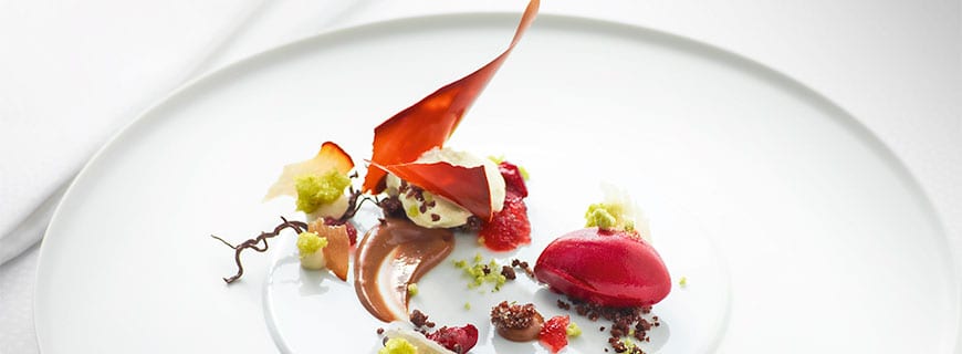 fruchtig, rauchiges Aroma bei Desserts 