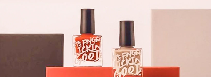 Nagellack mit frittiertem Hühnchen