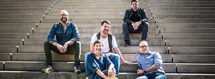 Tim Mälzer, Patrick Rüther und Bart Felix,