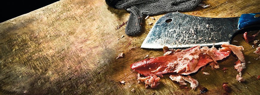 Auslösen der einzelnen Ribeye-Muskelstücke