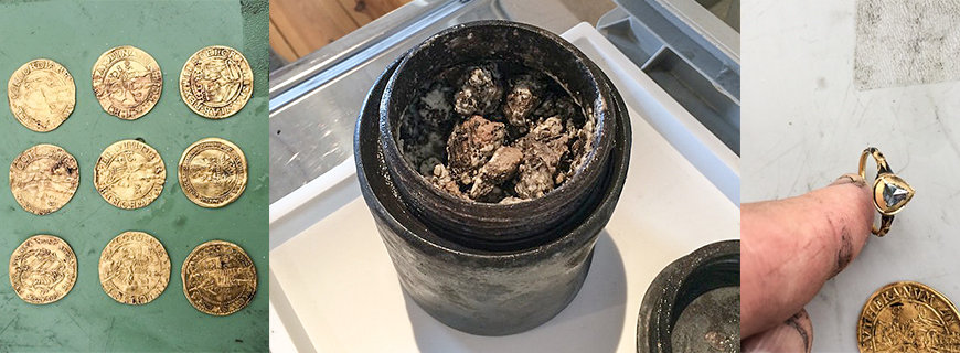 im Schiffswrack gefunden: Goldmünzen, Käse und Diamantring