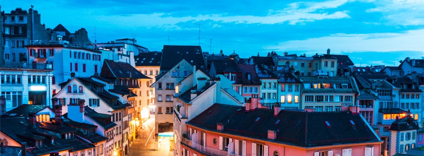 Moxy Hotel an der Rue de la Vigie in Lausanne