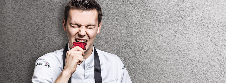 Küchenchef und Besitzer Lukas Kienbauer vom Restaurant Lukas in Schärding
