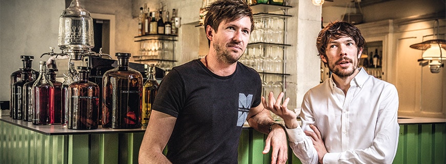 Fabian Spiquel und Miguel Ledesma Die zwei Köpfe hinter dem Restaurant Maison Manesse.
