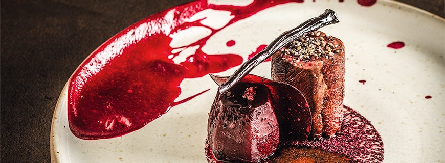 Rezept von Gert De Mangeleer Hase, Rote Bete, Lakritze