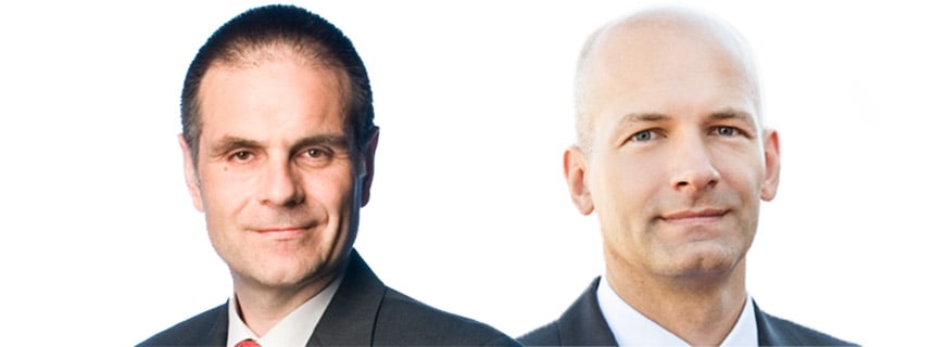 Metro-Geschäftsführer KLaus Sauer und Marc Groenewoud