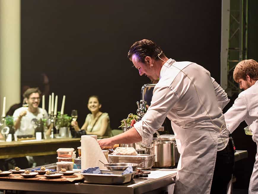 Chef`s bei der Arbeit