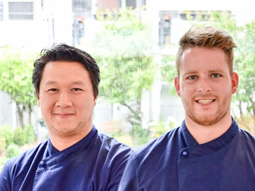 Van Hung Nguyen und Mark Roth Küchenchef Van Hung Nguyen und Pâtissier Mark Roth