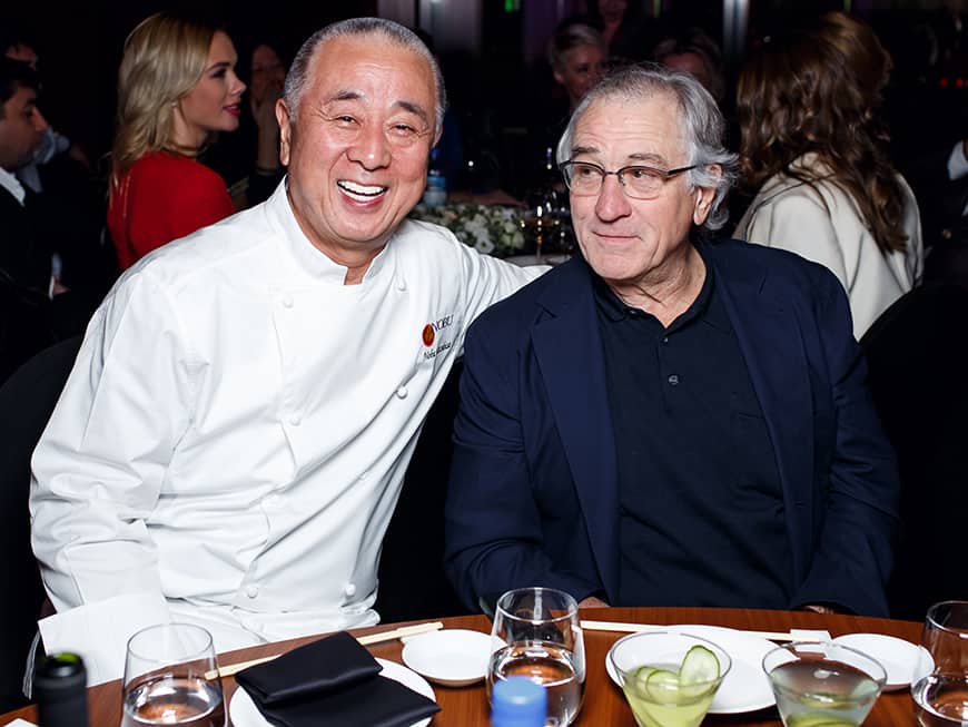 Nobu Matsuhisa (li.) und Robert de Niro 