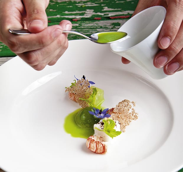 Gurke, Flusskrebs, Ingwer, Weisser Mohn