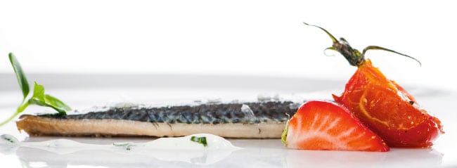 Sardine – Erdbeere – Tomate – Cognac