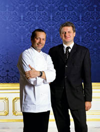 Küchenchef Christian Petz und Restaurantleiter Karl Seiser 