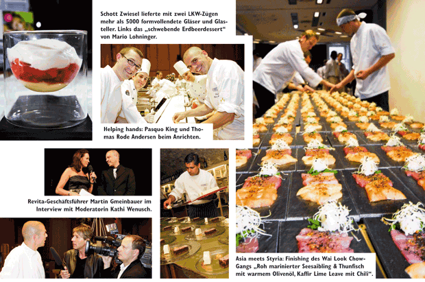 Backstage beim größten Gourmetfestival Österreichs Collage des größten Gourmetfestival Österreichs