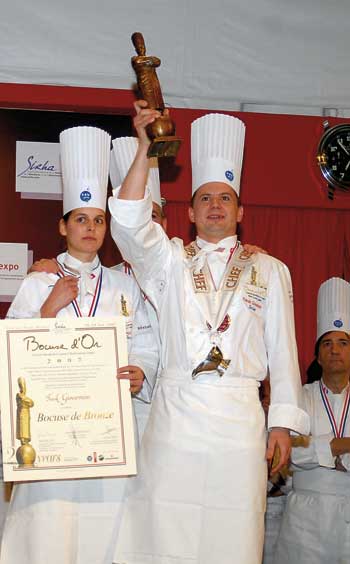 der Gewinner des Bocuse d'Or wird ausgezeichnet 