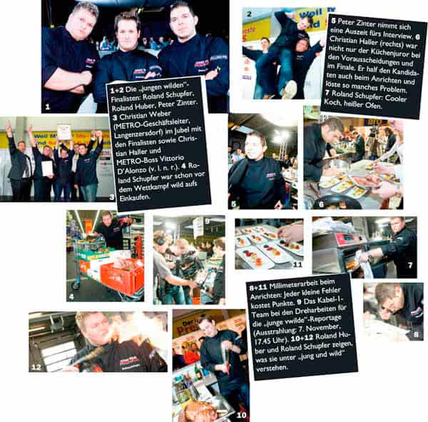 junge Wilde Finale eine Fotocollage und Zusammenfassung der Highlights der jungen Wilden 2008