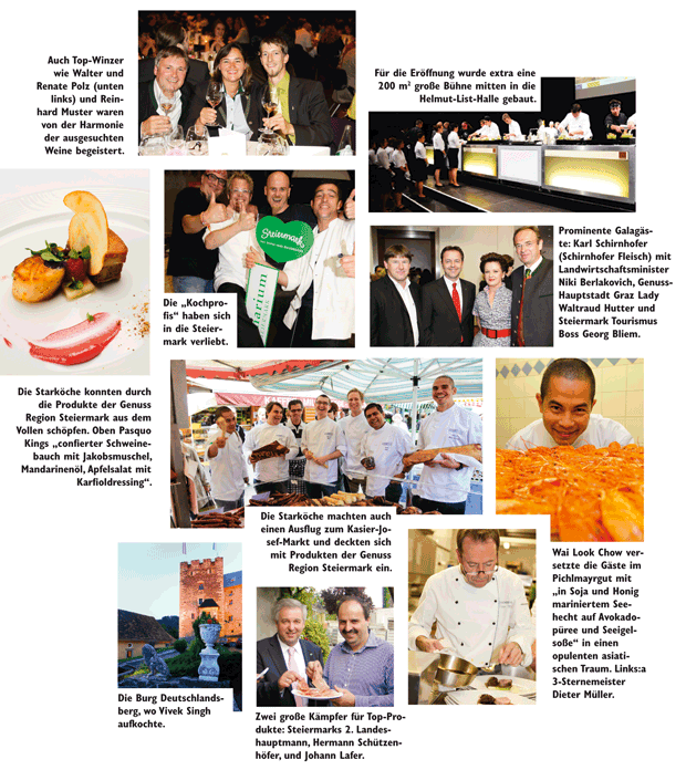 Gourmetfestival Backstage beim größten Gourmetfestival Österreichs